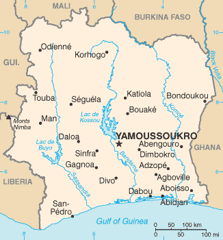 Côte d'Ivoire Image/CIA