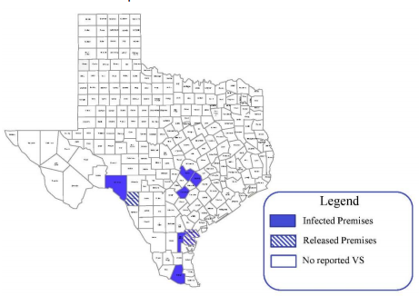 Vesicular Stomatitis in Texas