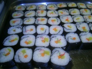 Sushi public domain image/Luke via wikimedia commons