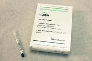 FluMist® live attenuated intranasal vaccine (LAIV) Image/Douglas Jordan, M.A.