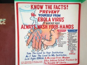 Liberia Ebola  public service poster/CDC