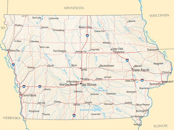 Iowa Image/National Atlas of the United States