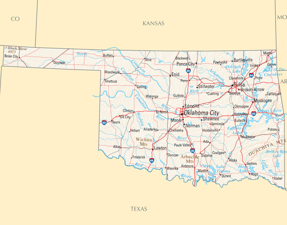 Oklahoma/ National Atlas of the United States