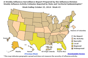 flu map
