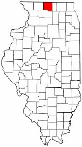 Winnebago County Illinois/Public domain map courtesy of The General Libraries, The University of Texas at Austin
