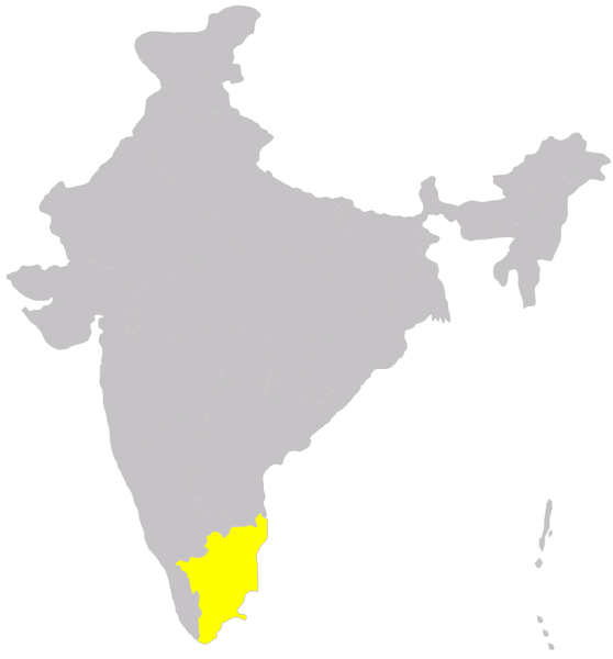 Tamil Nadu map/Immanuel Giel 