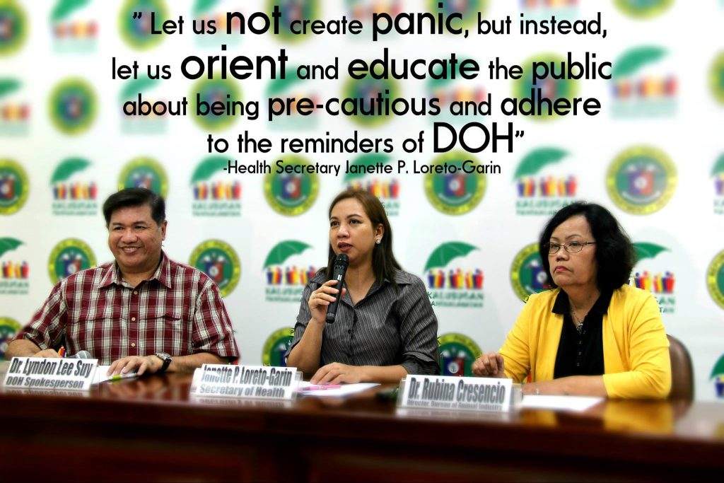 Health Secretary Janette P. Loreto Garin/Philippines DOH Facebook page