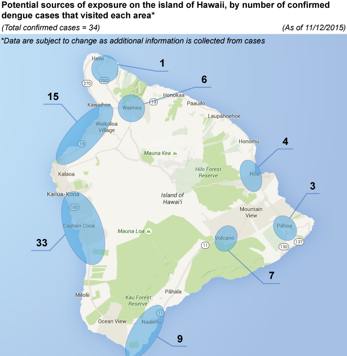 Potential sources of dengue in Hawaii/HDOH