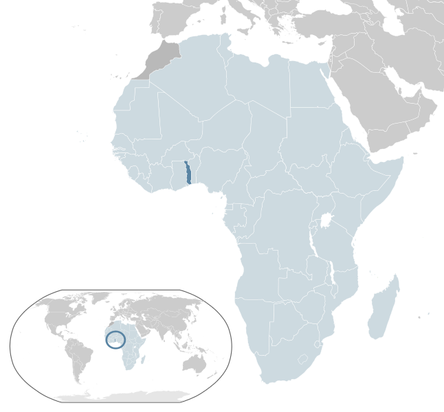 Togo map/Alvaro1984 18