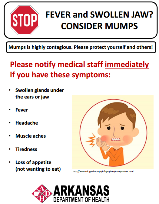 Mumps symptoms
