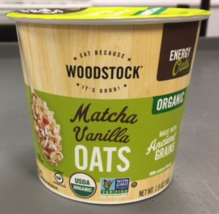 Woodstock Organic Matcha Vanilla Oats