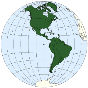 Western hemisphere map Public domain image/ E Pluribus Anthony