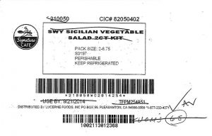Taylor Farms recall/FDA