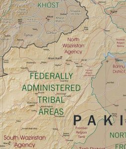 FATA Pakistan map/CIA