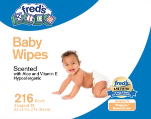 Fred's baby wipes/FDA