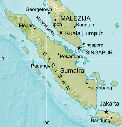 Sumatra map/CIA