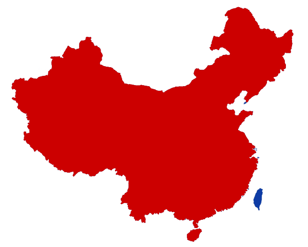 China-Taiwan map/Rintojiang