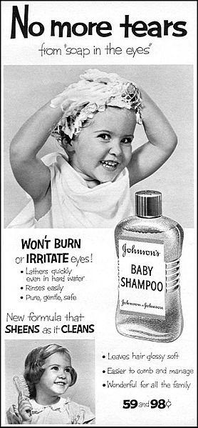 Baby shampoo/Public domain image via wikimedia commons