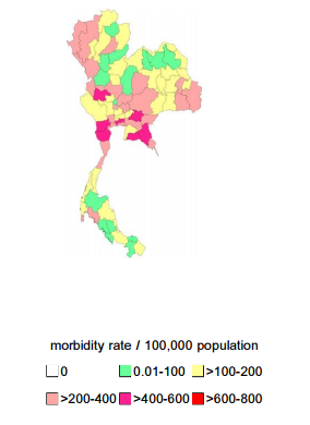 Thailand Dengue morbidity rates/Thai BOE