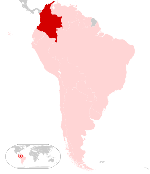 Colombia map Image/Alvaro1984 18