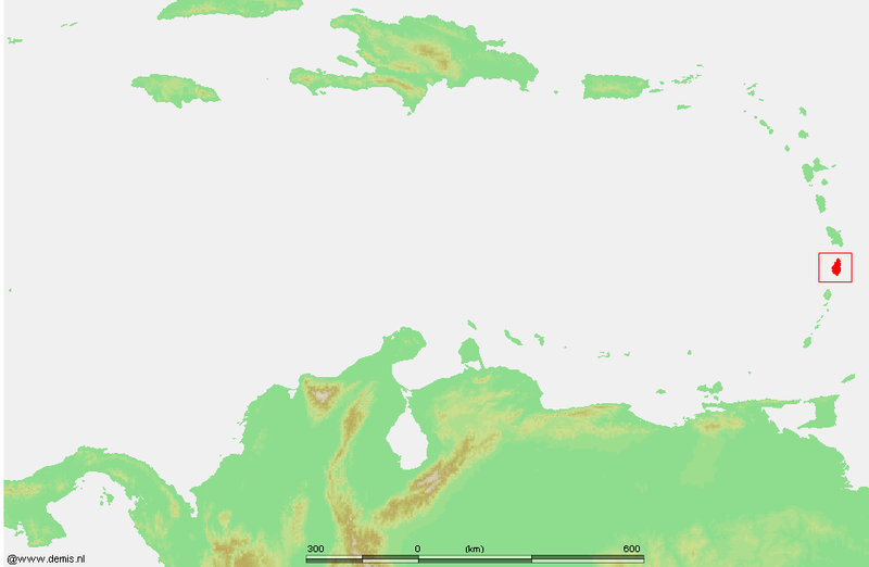 Saint Lucia map Image/ M.Minderhoud