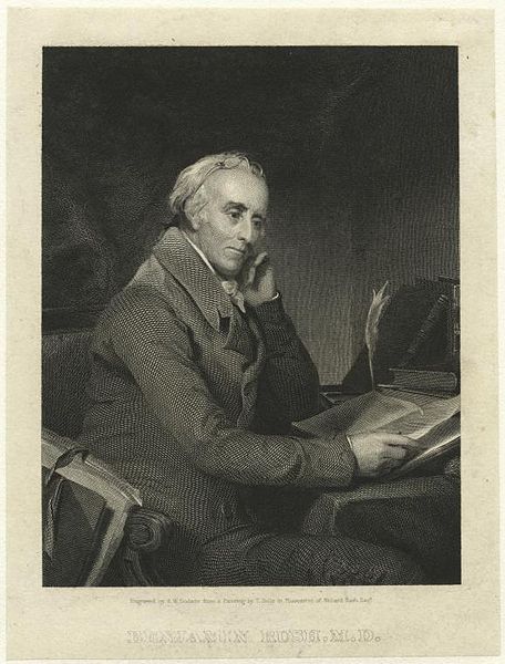  Engraving of Benjamin Rush, M.D., by Richard W. Dodson, after a portrait by Thomas Sully.