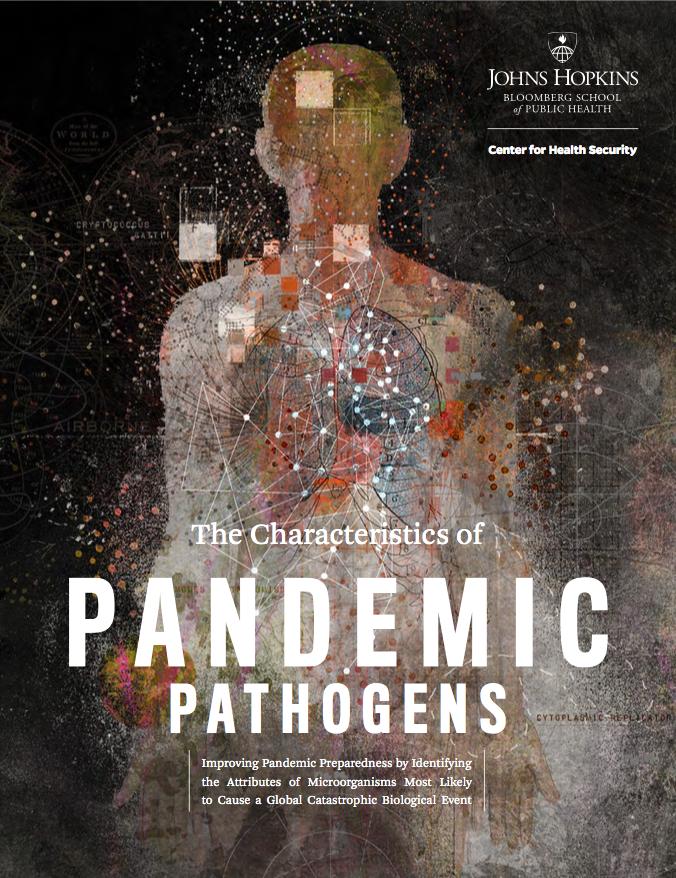 Researchers at the Johns Hopkins Center for Health Security find that a potential global catastrophic risk-level pandemic pathogen will most likely have a respiratory mode of transmission. Image/Johns Hopkins Center for Health Security